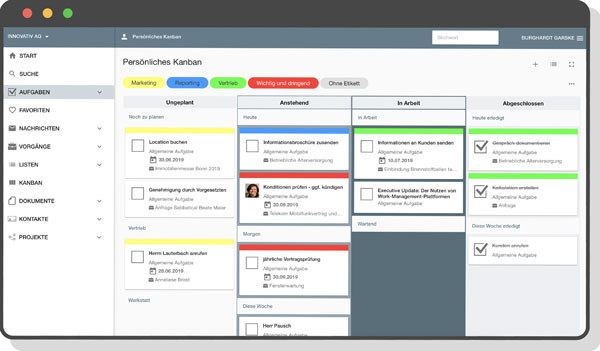 Die Kanban Methode bei humbee Kanban Methode