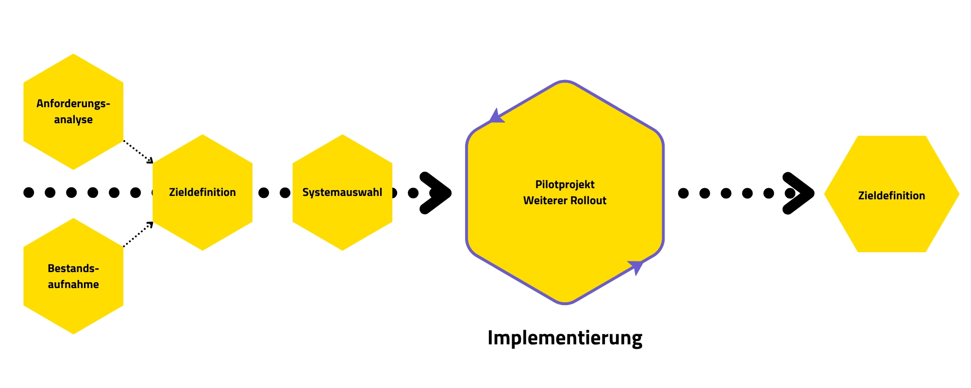 Infografik zur Einführung eines DMS Systems