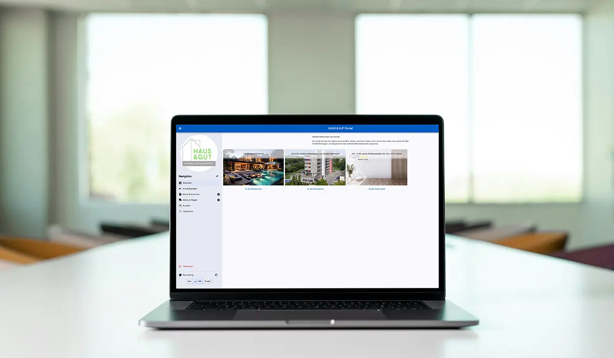 Mieter- & Eigentümerportal - Hausverwaltungen ansicht