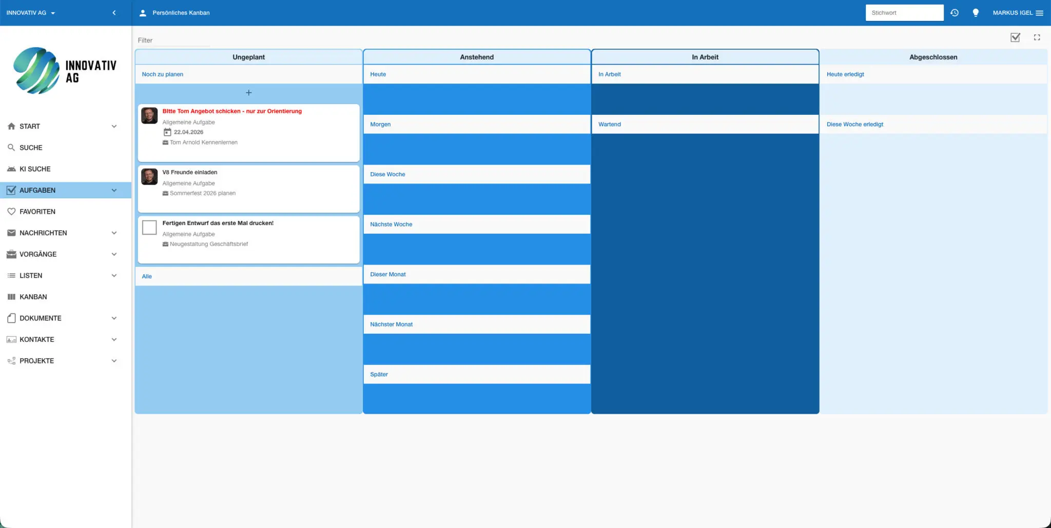 Kanban Boards für das eigene Aufgabenmanagement