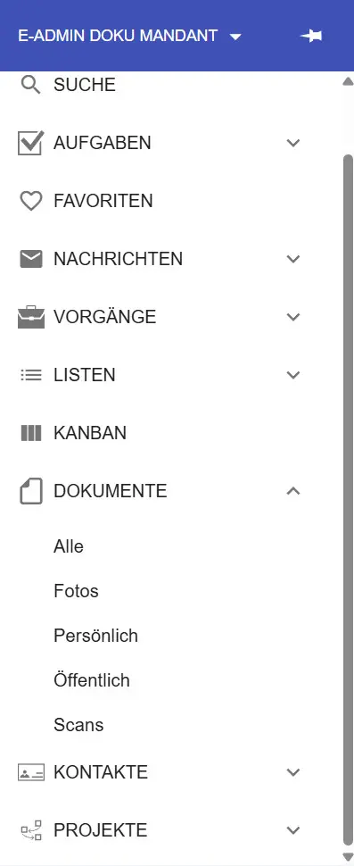 Menüpunkt 